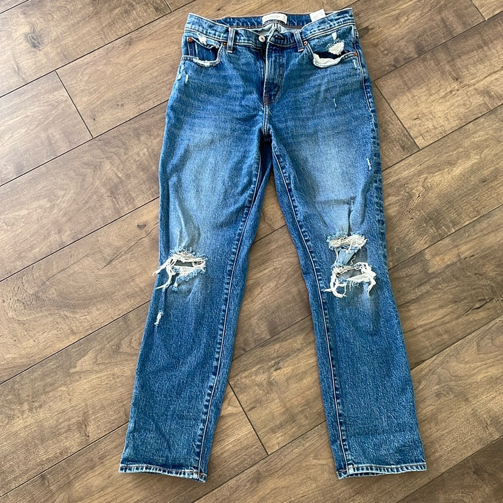 Abercrombie and Fitch boyfriend midrise Jean